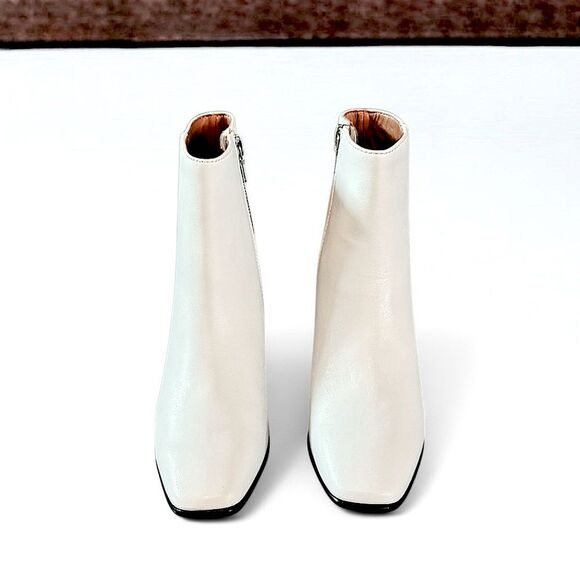 Rag & Bone Aslen Mid Leather Chelsea Boot Antique White - Picture 5 of 16